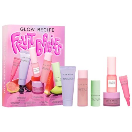 Glow Recipe – Fruit Babies Kit : مجموعة جلو ريسبي فruit Babies المصغّرة للعناية وترطيب البشرة