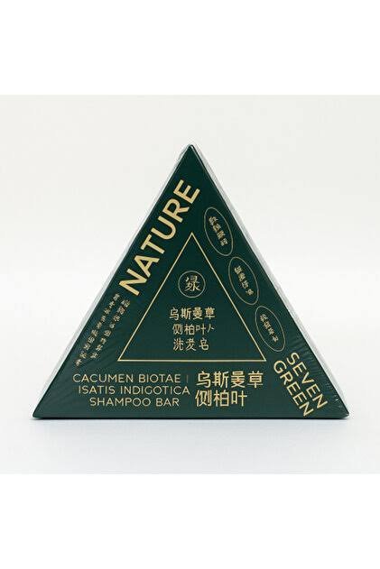 صابونة شامبو عشبة الوسمة لتقوية الشعر – نيتشر سفن جرين :  Seven Green Nature Isatis Indigotica Shampoo Bar