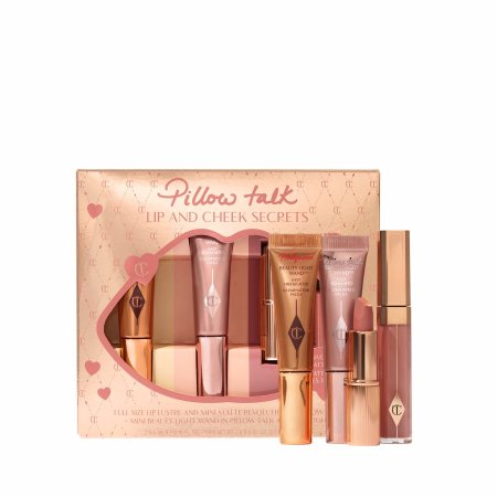 بكج شارلوت تيلبري  للشفاه -Charlotte Tilbury Pillow Talk Beautifying Lip & Cheek Secrets Set